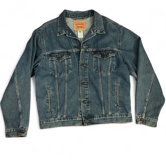 Levi's Other - Vintage Levi's Denim Jacket Large Blue Trucker Made in USA 90s 70507-0389